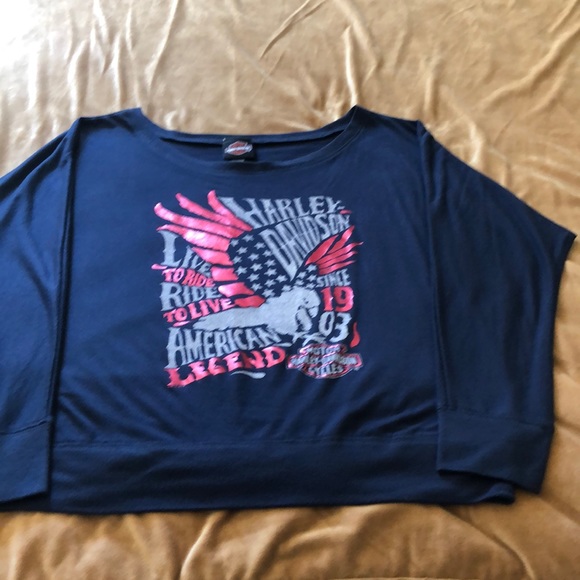 🇺🇸Harley-Davidson Off-the-Shoulder Top - Picture 5 of 15